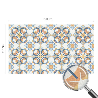 Matná fólia na okno vitráž Geometrický vzor