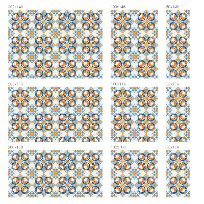 Matná fólia na okno vitráž Geometrický vzor