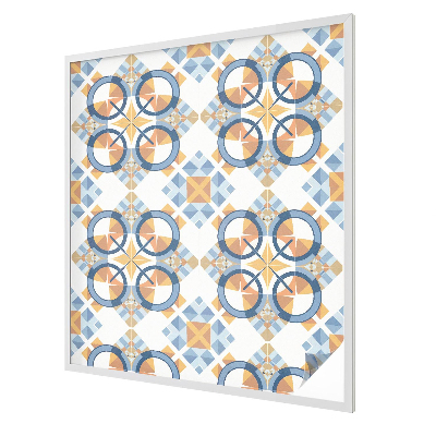 Matná fólia na okno vitráž Geometrický vzor