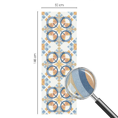 Matná fólia na okno vitráž Geometrický vzor