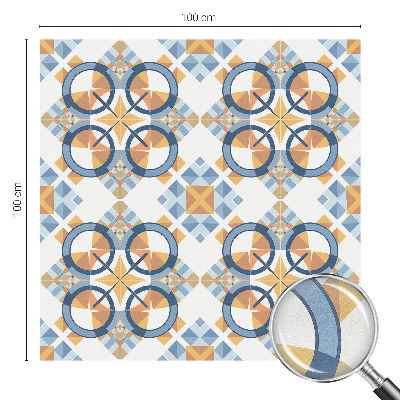 Matná fólia na okno vitráž Geometrický vzor