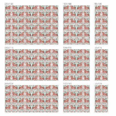 Nepriehľadná fólia na okno Farebné kone