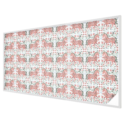 Nepriehľadná fólia na okno Farebné kone