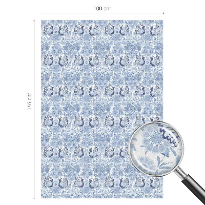 Fólia na sklo na ochranu súkromia Kvetinový vták