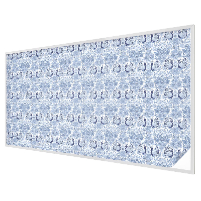 Fólia na sklo na ochranu súkromia Kvetinový vták