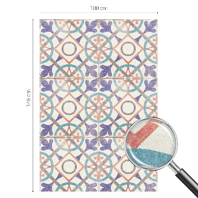 Ochranná fólia na sklo vitráž Farebné mozaiky