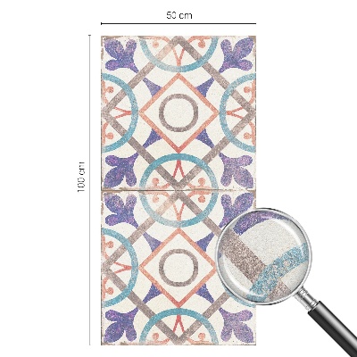 Ochranná fólia na sklo vitráž Farebné mozaiky