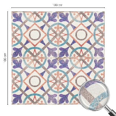 Ochranná fólia na sklo vitráž Farebné mozaiky