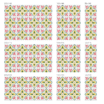 Ochranná fólia na sklo vitráž Kvetinový ornament