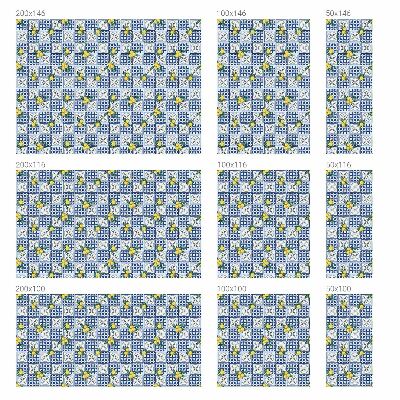 Samolepiaca fólia na sklo vitrážová Citrónový vzor