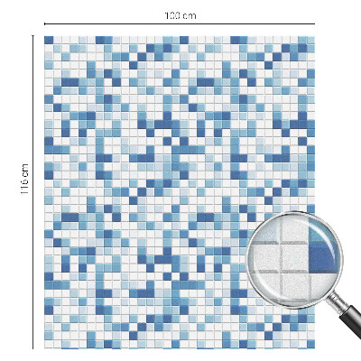 Nepriehľadná fólia na okno Hra s dlaždicami