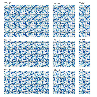 Nepriehľadná fólia na okno Hra s dlaždicami