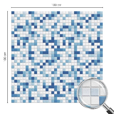 Nepriehľadná fólia na okno Hra s dlaždicami