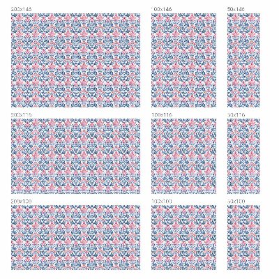 Matná fólia na okno vitráž Kvetinová symetria