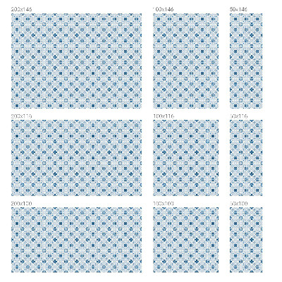 Fólia na sklo na ochranu súkromia Kachľové dekorácie