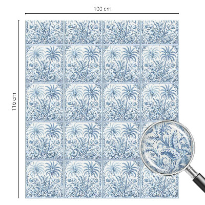 Samolepiaca fólia na sklo vitrážová Tropická krajina