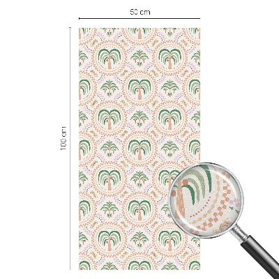 Fólia na sklo na ochranu súkromia Exotické palmy