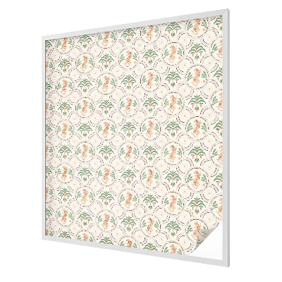 Nepriehľadná fólia na okno Palmový leopard