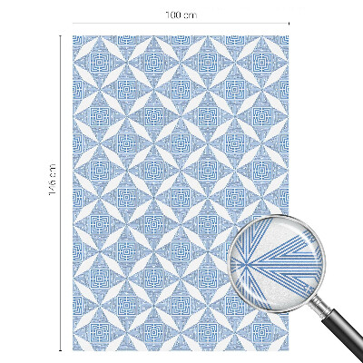 Matná fólia na okno vitráž Geometrické bludiská