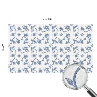 Nepriehľadná fólia na okno Kvetinový ornament