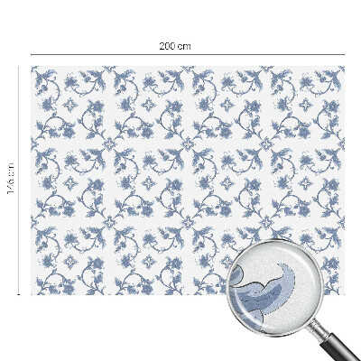 Nepriehľadná fólia na okno Kvetinový ornament