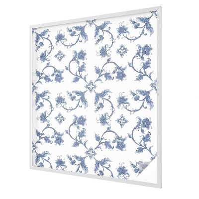 Nepriehľadná fólia na okno Kvetinový ornament