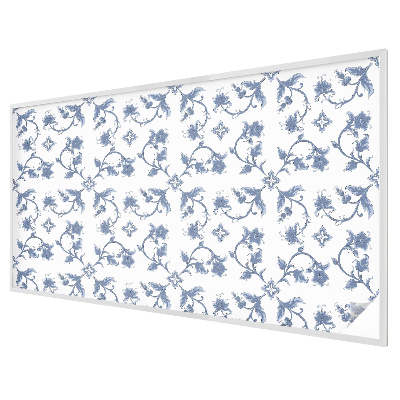 Nepriehľadná fólia na okno Kvetinový ornament