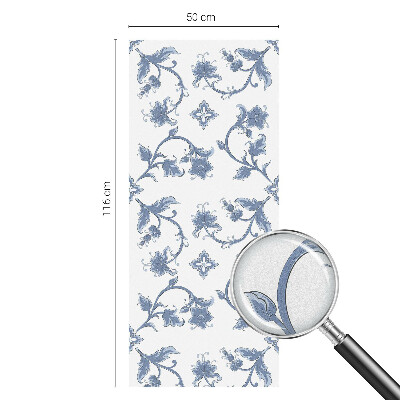 Nepriehľadná fólia na okno Kvetinový ornament