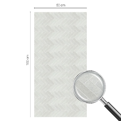 Ochranná fólia na sklo vitráž Sivá rybia kosť