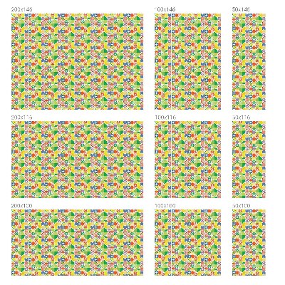 Fólia na sklo na ochranu súkromia Farebné ovocie