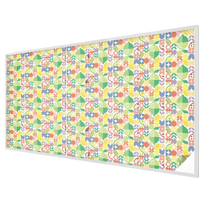 Fólia na sklo na ochranu súkromia Farebné ovocie