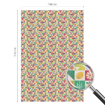 Samolepiaca fólia na sklo vitrážová Farebná abstrakcia