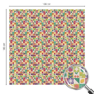 Samolepiaca fólia na sklo vitrážová Farebná abstrakcia