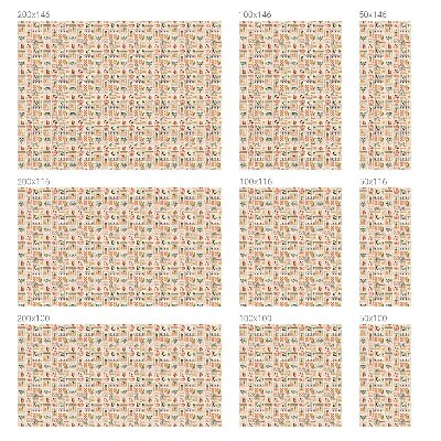 Fólia na sklo na ochranu súkromia Folklórne vzory