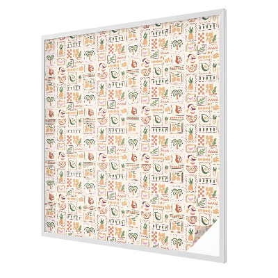 Fólia na sklo na ochranu súkromia Folklórne vzory