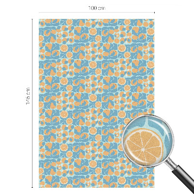 Samolepiaca fólia na sklo vitrážová Rybí citrus