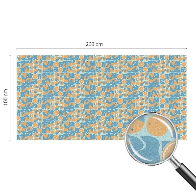 Samolepiaca fólia na sklo vitrážová Rybí citrus