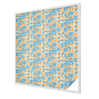 Samolepiaca fólia na sklo vitrážová Rybí citrus