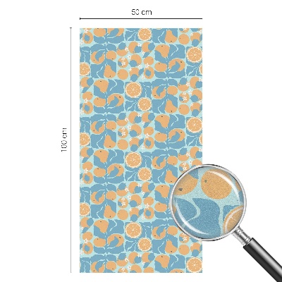 Samolepiaca fólia na sklo vitrážová Rybí citrus