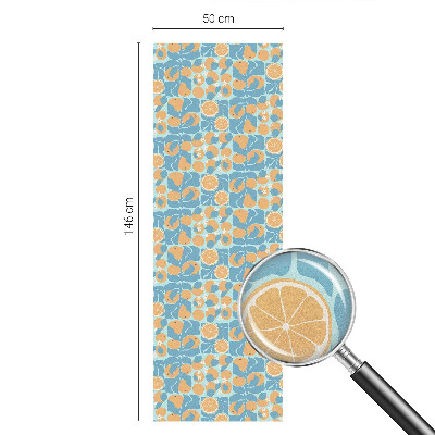 Samolepiaca fólia na sklo vitrážová Rybí citrus