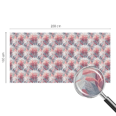 Fólia na sklo na ochranu súkromia Kvetinové listy