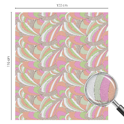 Nepriehľadná fólia na okno Farebný cikcak