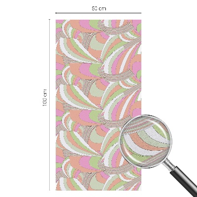 Nepriehľadná fólia na okno Farebný cikcak