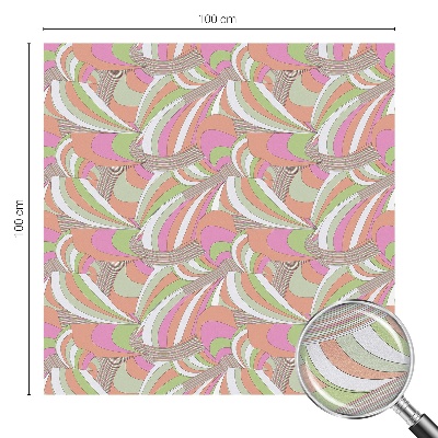 Nepriehľadná fólia na okno Farebný cikcak