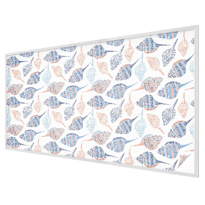 Samolepiaca fólia na sklo vitrážová Morské mušle