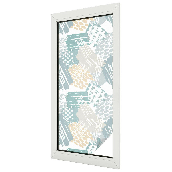 Ochranná fólia na sklo vitráž Abstraktná mozaika