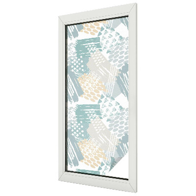 Ochranná fólia na sklo vitráž Abstraktná mozaika