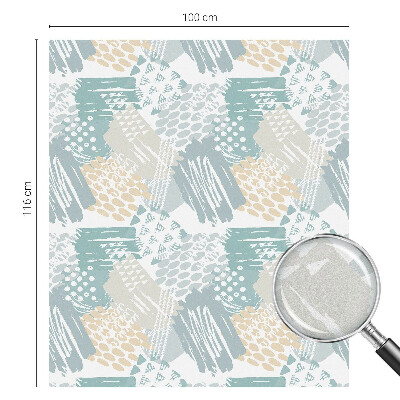 Ochranná fólia na sklo vitráž Abstraktná mozaika