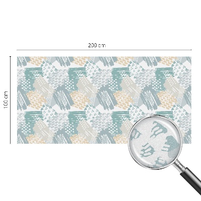 Ochranná fólia na sklo vitráž Abstraktná mozaika