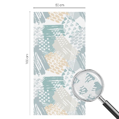 Ochranná fólia na sklo vitráž Abstraktná mozaika